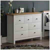 Vida Designs Arlington 4 + 3 Drawer Chest - White