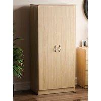 Vida Designs Riano 2 Door Wardrobe - Pine Effect