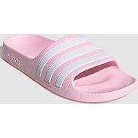Adidas Sportswear Kids Unisex Adilette Aqua Sliders - Pink/White