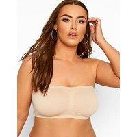 Yours Seamless Bandeau Bra - Nude