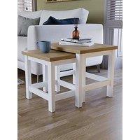 Vida Designs Arlington Nest Of Tables - White