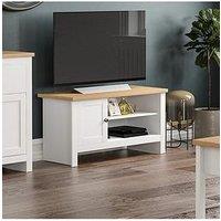 Vida Designs Arlington 1 Door Tv Unit - Fits Up To 43 Inch Tv - White