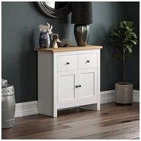 Vida Designs Arlington 2 Drawer, 2 Door Compact Sideboard - White