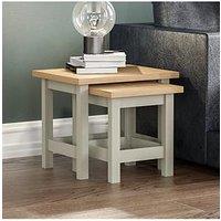 Vida Designs Arlington Nest Of Tables - Grey