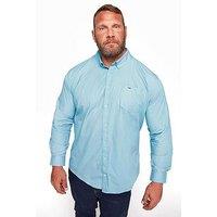 Badrhino Essential Long Sleeve Oxford Shirt - Blue