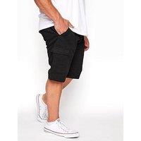 Badrhino Stretch Cargo Shorts - Black