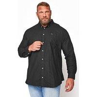 Badrhino Essential Smart Long Sleeve Oxford Shirt Black - Black