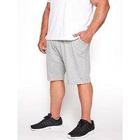 Badrhino Essential Jersey Sweat Shorts Marl - Grey