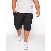 Badrhino Essential Jersey Cargo Shorts - Black