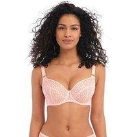 Freya Starlight Underwired Hero Balcony Side Support Bra K Cup Rosewater Bra - Pink
