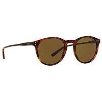 Polo Ralph Lauren Tortoise Round Sunglasses - Brown