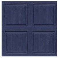 Arthouse Washed Wood Panel Navy Wallpaper