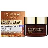 L'Oreal Paris Age Perfect Intensive Renourish Manuka Honey Night Cream For Dry Skin 50Ml