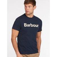 Barbour Logo T-Shirt - Navy