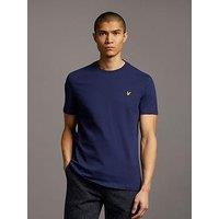 Lyle & Scott Regular Fit Plain T-Shirt - Navy