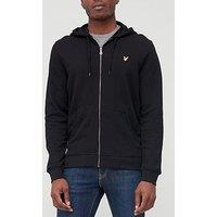 Lyle & Scott Zip Through Hoodie - Black