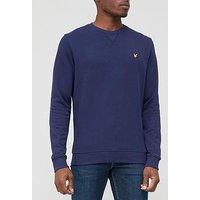 Lyle & Scott Crew Neck Sweat Top - Navy