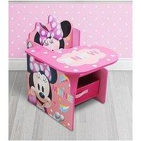 Minnie Mouse Chair Desk With Storage Bin