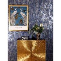 Arthouse Stone Textures Navy/Silver Wallpaper