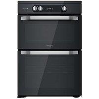 Hotpoint Hdm67I9H2Cb 60Cm Wide Double Oven Electric Cooker With Induction Hob - Black