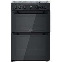 Hotpoint Hdm67G0Ccb Gas Double Freestanding Cooker