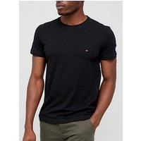 Tommy Hilfiger Core Stretch Slim Fit T-Shirt - Black