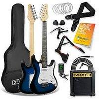 3Rd Avenue 3/4 Size Electric Guitar Ultimate Kit With 10W Amp - 6 Months Free Lessons - Blueburst
