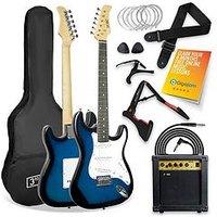 3Rd Avenue Full Size 4/4 Electric Guitar Ultimate Kit With Amp - 6 Months Free Lessons - Blueburst