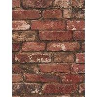 Fine Decor Rustic Red Brick Wallpaper