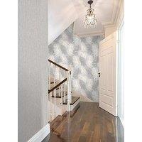 Coloroll Feathers Dappled Grey Glitter Wallpaper