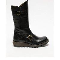 Fly London Mes 2 Calf Boots - Black