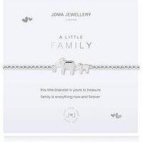 Joma Jewellery A Little Family Bracelet In Silver Plating