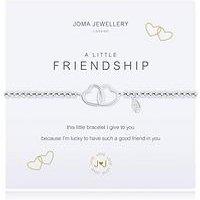 Joma Jewellery A Little Friendship Bracelet In Silver Plating