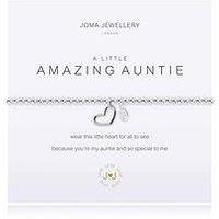Joma Jewellery A Little Amazing Auntie Bracelet In Silver Plating