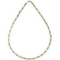 The Love Collection 9Ct Yellow Gold Double Link Chain Necklace 18 Inches