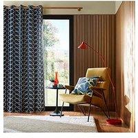 Orla Kiely Linear Stem Lined Eyelet Curtains