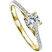 Created Brilliance Margot 9Ct Yellow Gold 0.50Ct Lab Grown Diamond Engagement Ring