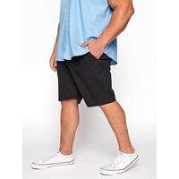 Badrhino Stretch Chino Shorts - Black