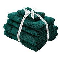 Catherine Lansfield Anti Bacterial 6 Piece Towel Bale