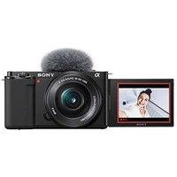 Sony Alpha Zve10Lbdi.Eu Aps-C Mirrorless Interchangeable-Lens Vlog Camera With 16-50 Mm F/3.5-5.6 Power Zoom Kit Lens (Vari-Angle Screen For Vlogging, 4K Video, Real-Time Eye Autofocus)