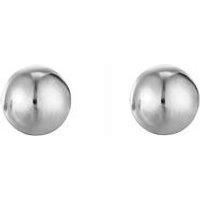 The Love Collection Sterling Silver 6Mm Ball Stud Earrings