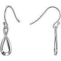 The Love Collection Sterling Silver Drop Dress Earring