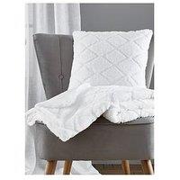 Catherine Lansfield Cosy Diamond Cushion