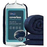 Silentnight Coverless 10.5 Tog Duvet With Pillowcases - Navy