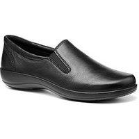 Hotter Glove Ii Wide Fit Flat Shoes - Black