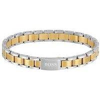 Boss Gents Metal Link Essentials Two-Tone Bracelet