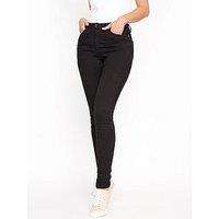 Long Tall Sally Ava Superstretch Skinny Jeans - Black
