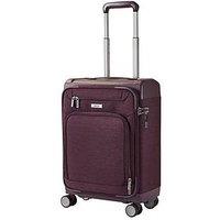 Rock Luggage Parker 8-Wheel Suitcase Cabin - Purple