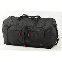 Rock Luggage Large Foldaway Holdall - Black