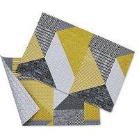 Catherine Lansfield Larrson Ochre Set Of 2 Placemats